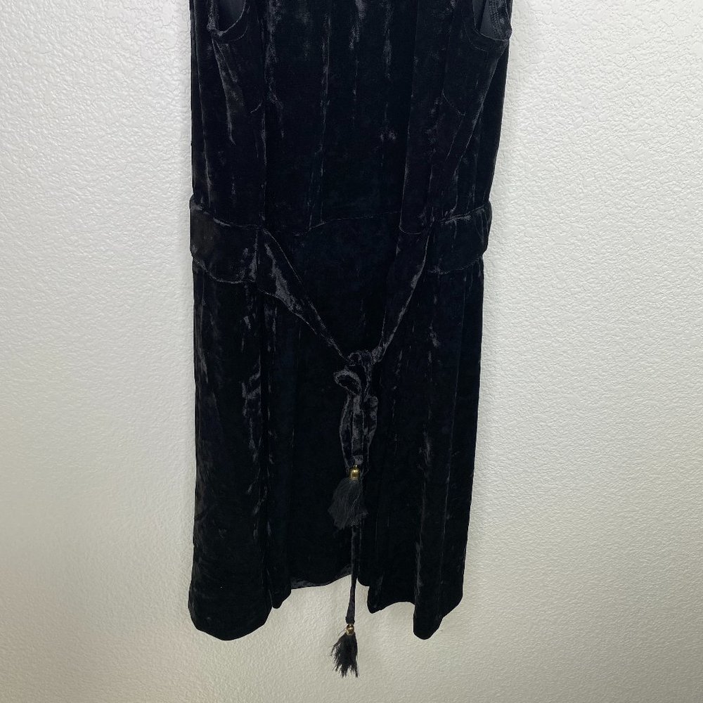 NWT Lysse Willa Crushed Black Velvet Dress - Picture 5 of 13